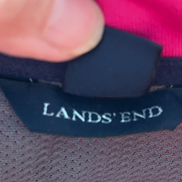 Land’s End PolarTec Power Stretch ¼ zip Fleece Top - Pink - XL - Picture 6 of 6